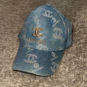 Denim Chanel Hat
